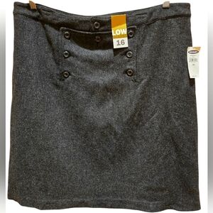 OldNavy Low Waist WoolBlend Skirt Size16